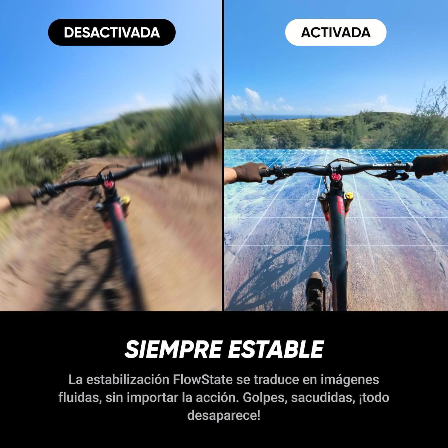 Insta360 X5 Paquete Motero - Cámara 8K 360° Impermeable, Lente Dura y reemplazable, batería de 3 Horas, Audio Claro, estabilización, Efecto Selfie Stick Invisible, líder con Poca luz - 6