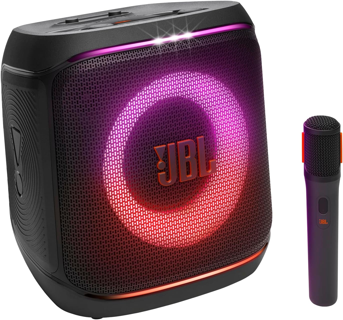 JBL Partybox Encore 2, altavoz inalámbrico bluetooth para fiestas, con micrófono, 15h de autonomía, resistente a salpicaduras, sonido JBL Pro y AI Sound Boost, compatible con Auracast, negro - 1