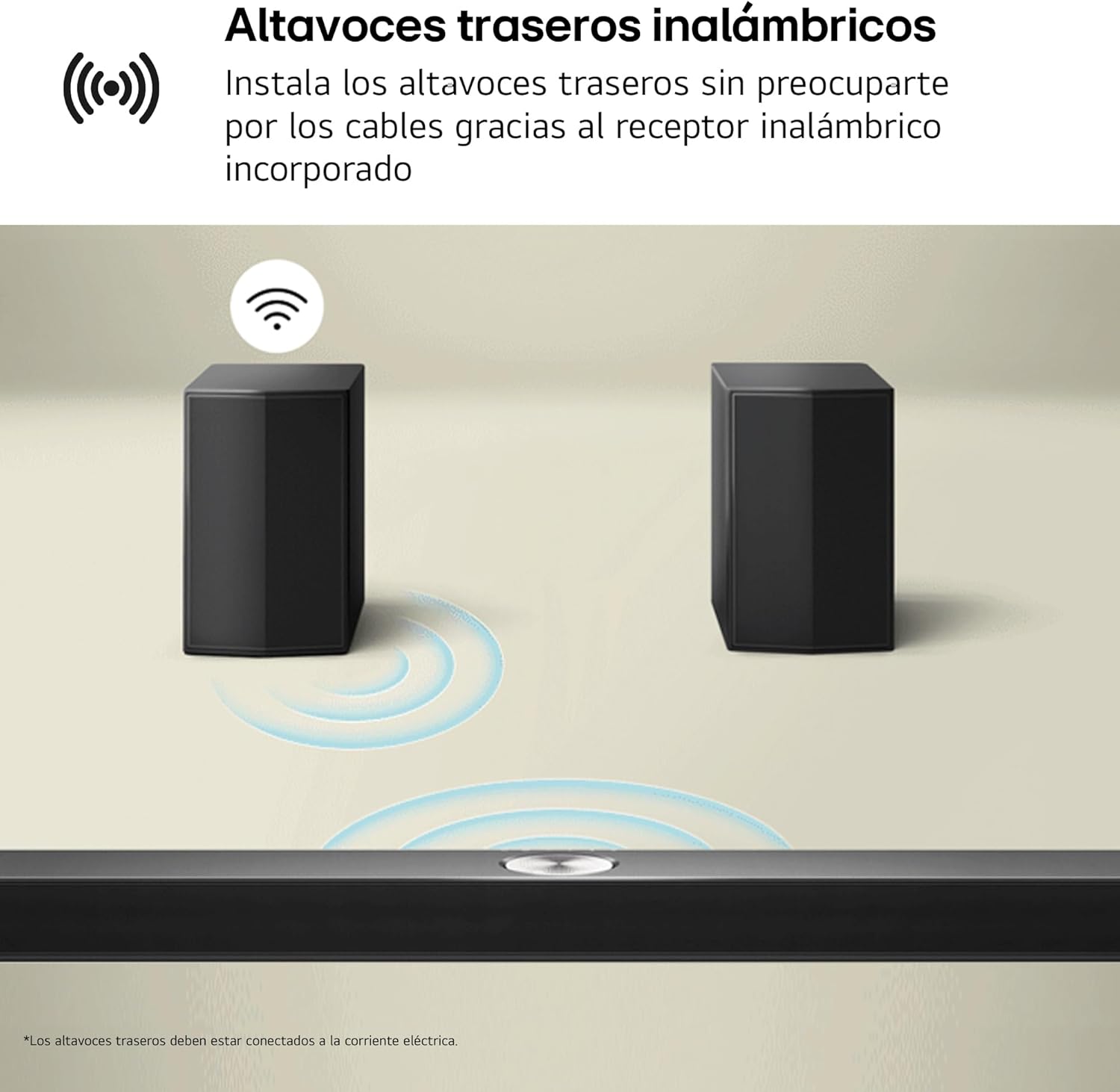 LG DS60TR - Barra de Sonido, Bluetooth, 440W, 5.1 Canales con Subwoofer, Altavoces Traseros, Dolby Digital, DTS Digital Surround, Negro - 6