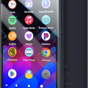 MECHEN Reproductor MP3 Android 13 con Bluetooth WiFi, 3GB RAM + 32GB ROM, 4" Pantalla Táctil, Radio FM, Spotify, Deezer, Audible, Música sin Móvil (H10 Lite)