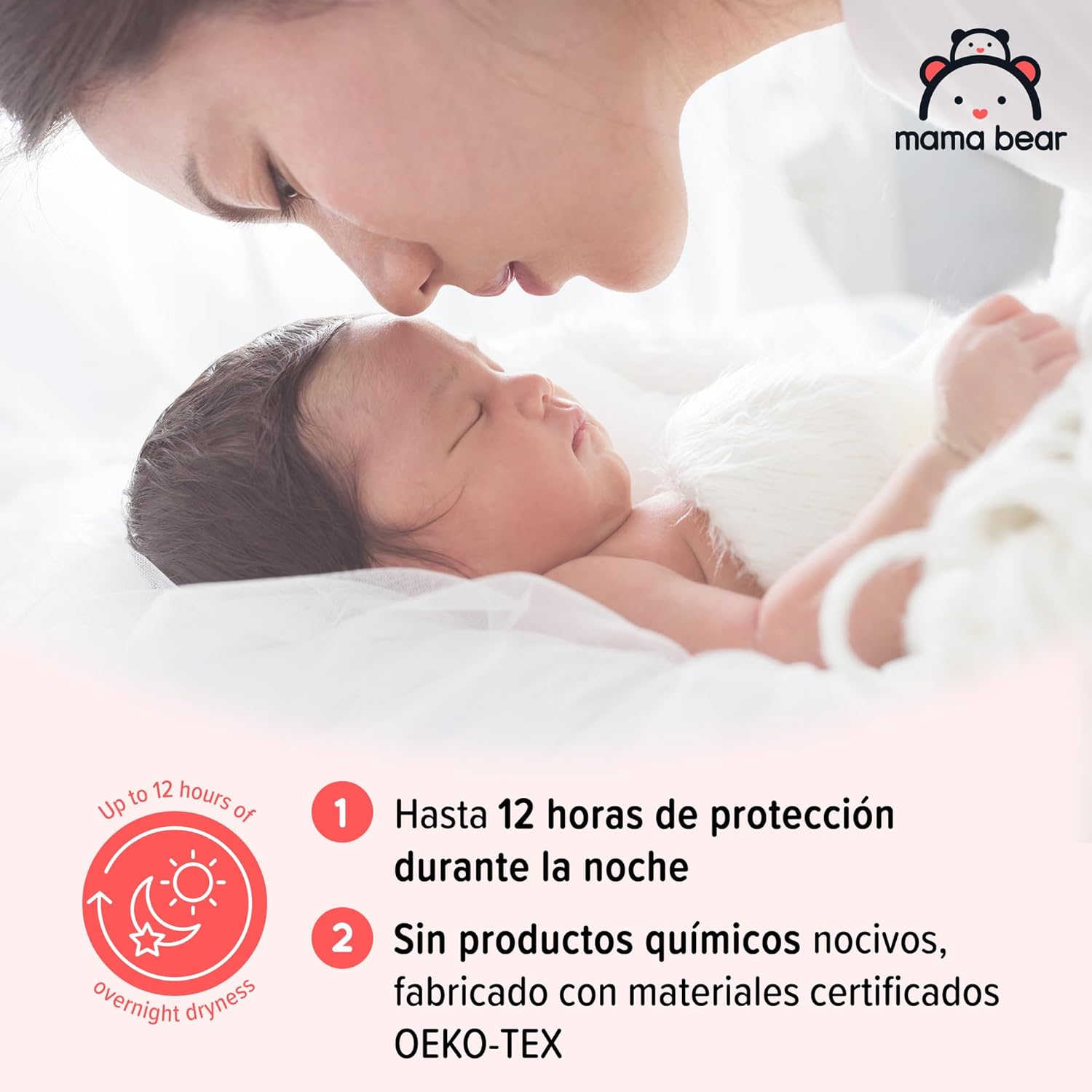 Marca Amazon - Mama Bear Disney pañales ultrasecos, Talla 2 (3-6 kg) , Blanco, 168 Unidad, 2 Paquetes de 84 - PACK MENSUAL - 5