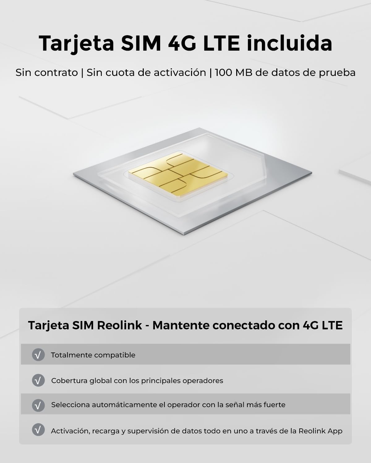 Reolink 3G/4G LTE Camara Vigilancia Exterior Solar con Bateria, 5MP Inalambrica Camara 360° PTZ con Tarjeta Sim & 32GB Tarjeta SD, Detección de Persona/Vehículo, Audio Bidireccional, Go PT Plus + SP - 6