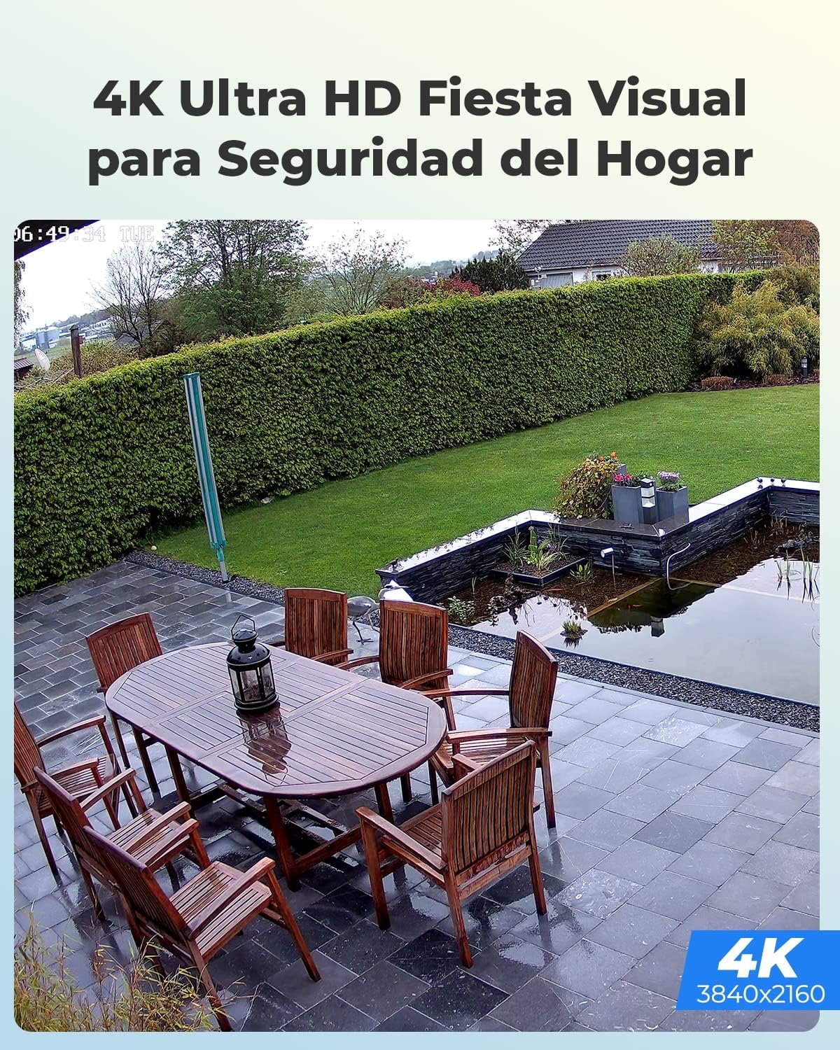 Reolink 4K 8MP Camara Vigilancia Exterior PoE con Detección de Personas/Vehículos/Pets, Alertas Inteligente, Acceso Remoto, Cámara Seguridad con Ranura para Tarjeta SD, Lapso de Tiempo, RLC-810A Negra - 2