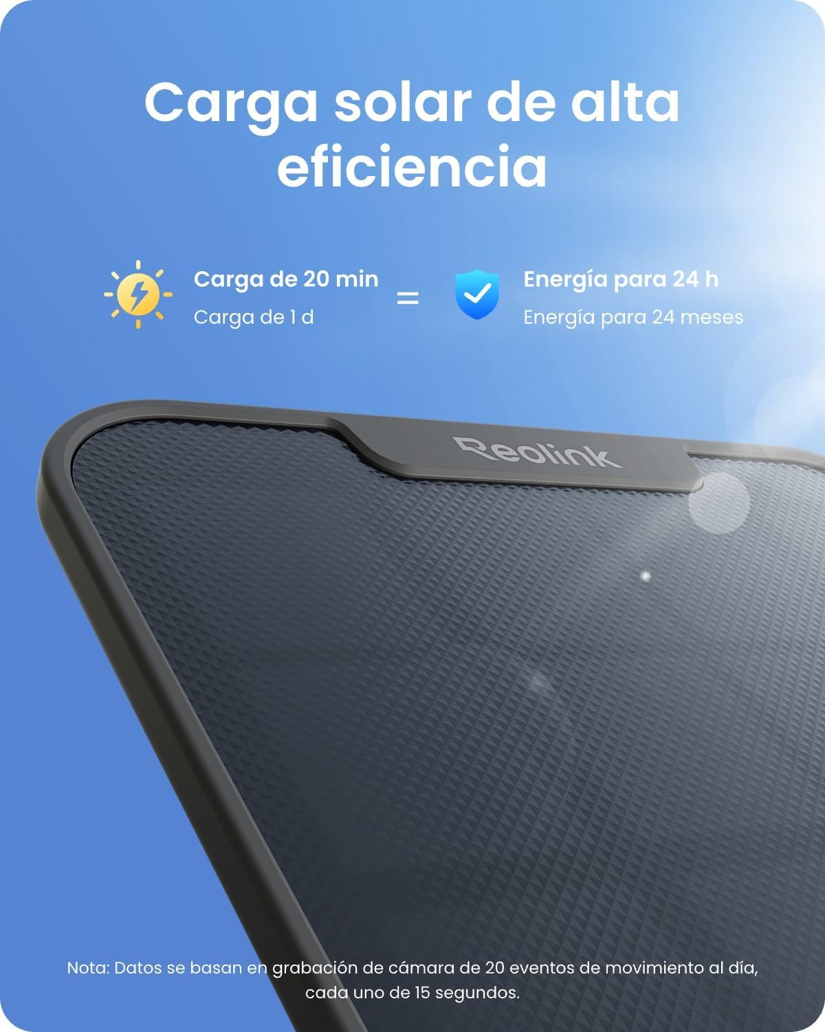 Reolink 4K 8MP Camara Vigilancia WiFi Exterior Solar, 360° PTZ Cámara Sin Cables con Foco, Visión Nocturna en Color, WiFi 2,4/5 GHz, Detección Inteligente, Argus PT Ultra(Negro) + Panel Solar 6W - 5