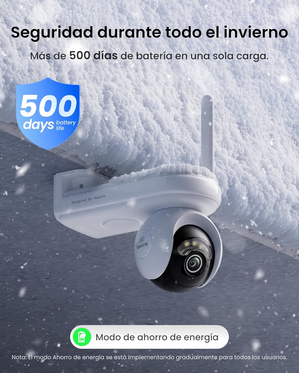 Reolink Altas PT Ultra, 4K Camara Vigilancia Exterior Solar, Batería Recargable de 20000 mAh, Visión Nocturna ColorX, Vigilancia de 360° con Seguimiento Automático, 8MP PT Cámara con Wi-Fi 6 - 2