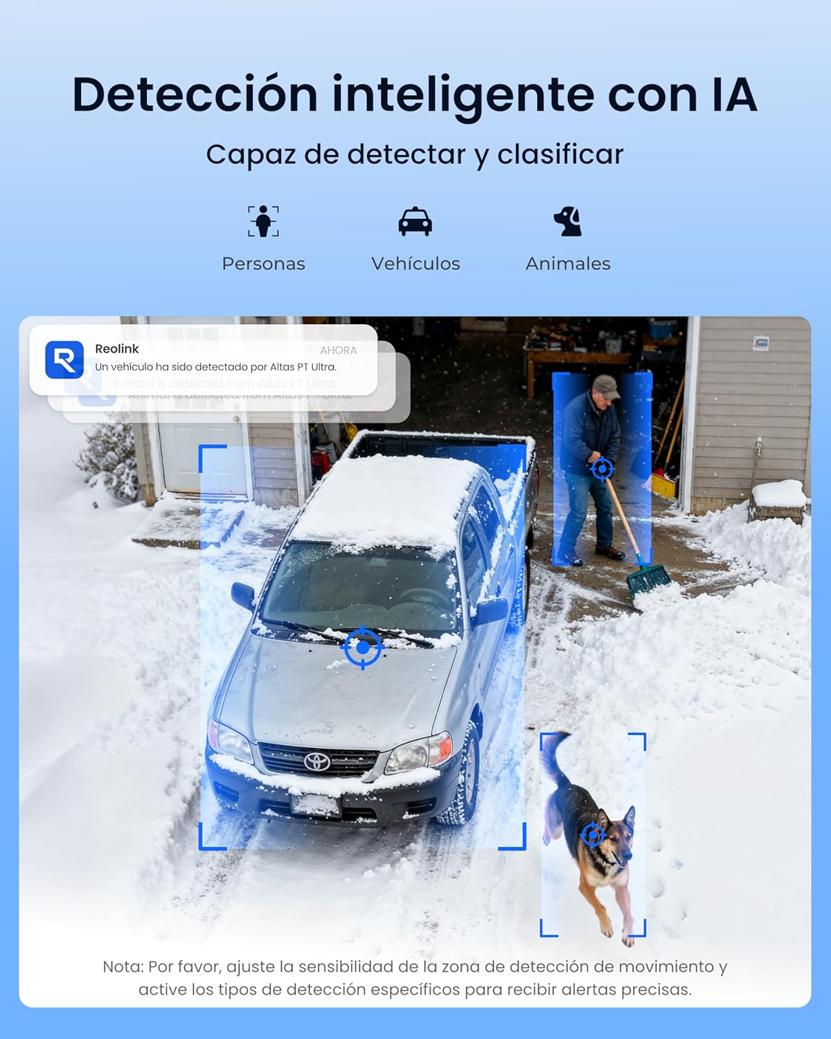 Reolink Altas PT Ultra, 4K Camara Vigilancia Exterior Solar, Batería Recargable de 20000 mAh, Visión Nocturna ColorX, Vigilancia de 360° con Seguimiento Automático, 8MP PT Cámara con Wi-Fi 6 - 6