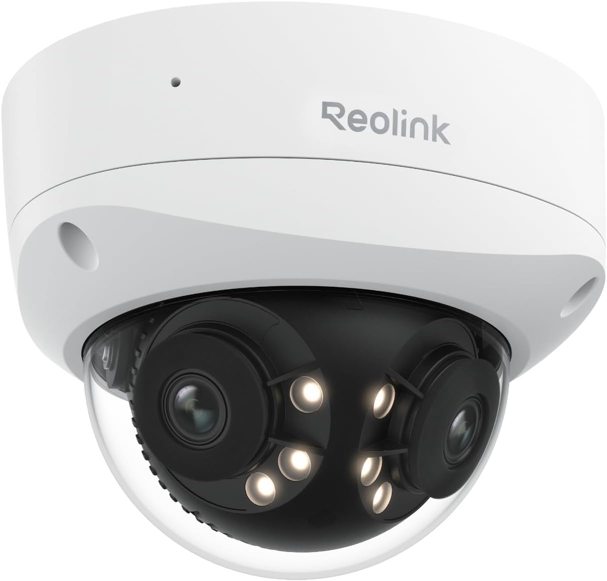 Reolink Cám. Seguridad PoE 16MP UHD 180° Pan. Lente Dual, Motion Track, Vista Nocturna a Color, Focos, Detección y Alerta Inteligente, Audio Doble Via, IK10 antivandálica, protección IP67, Duo 3V PoE - 1