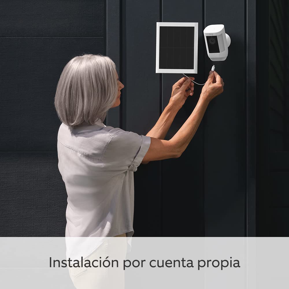 Ring C ámara Pro con luces solar (Spotlight Cam Pro Solar)|Vídeo 2K con Ring Vision, detección de movimiento 3D, luces LED, instalación por cuenta propia|Con 30 días de prueba gratuita de Ring Home - 6