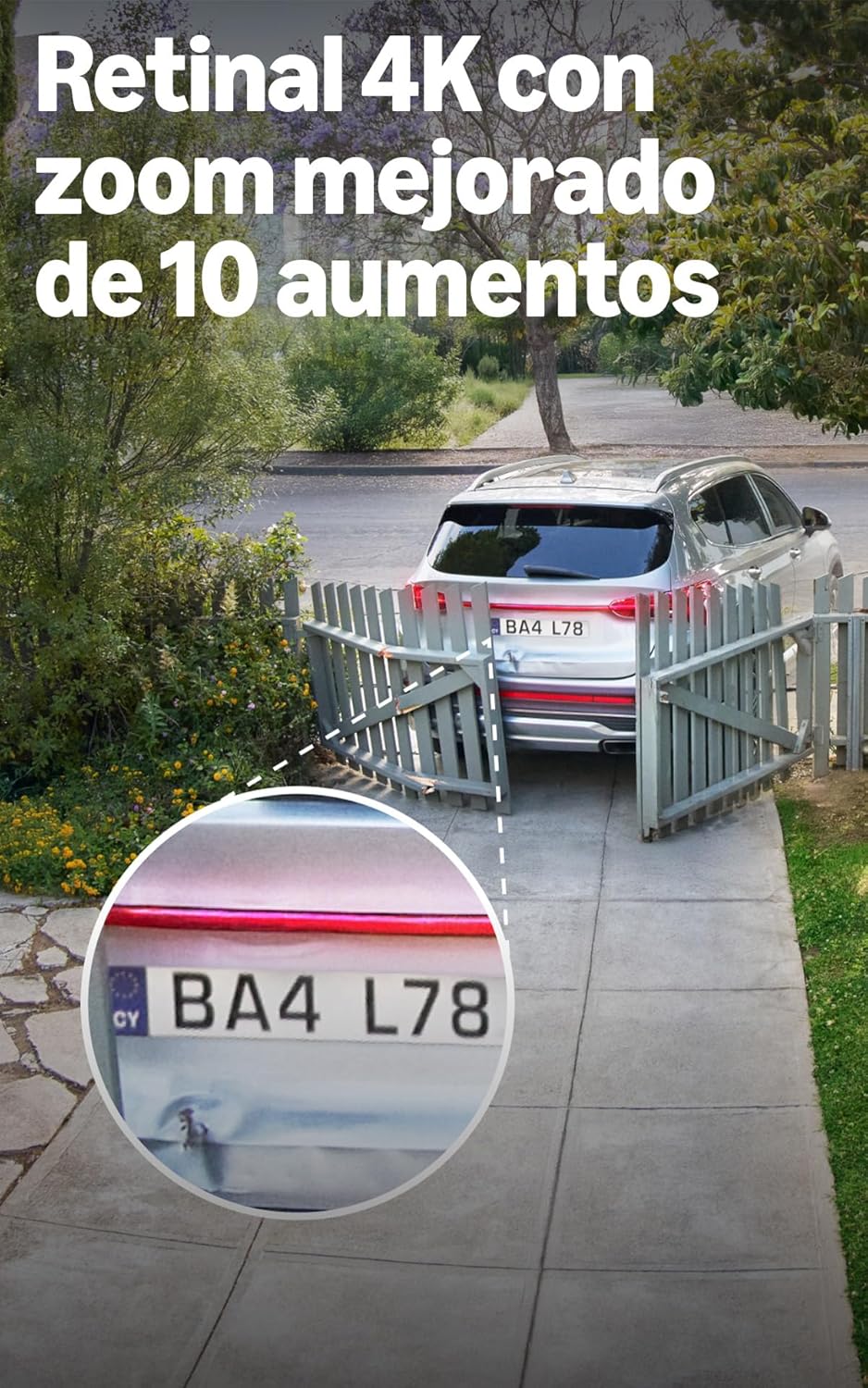 Ring Cámara Pro con focos (Floodlight Cam Pro, última generación) | Cámara de seguridad exterior | Retinal 4K, Zoom 10x, focos de 2000 lúmenes | Prueba gratuita de 30 días del plan de suscripción Ring - 3