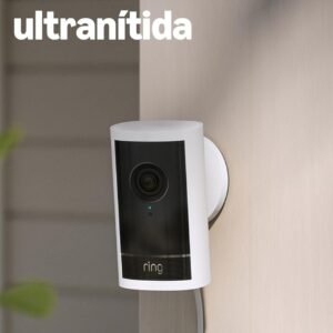 Ring Cámara exterior Pro con enchufe (Outdoor Camera Pro, última generación) | Cámara de seguridad | Retinal Vision 4K, zoom de hasta 10x | Prueba gratuita de 30 días del plan de suscripción Ring