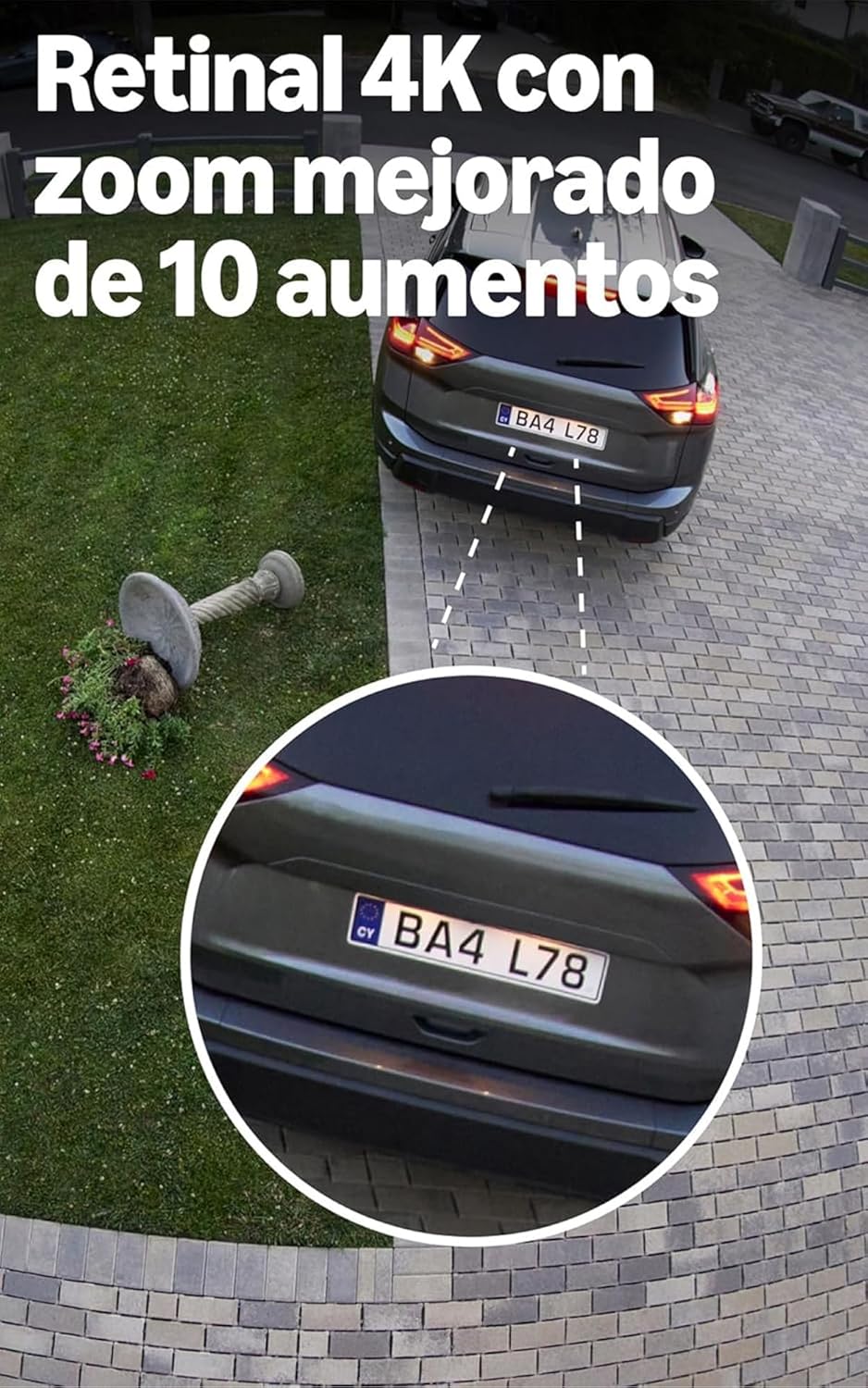 Ring Cámara exterior Pro con enchufe (Outdoor Camera Pro, última generación) | Cámara de seguridad | Retinal Vision 4K, zoom de hasta 10x | Prueba gratuita de 30 días del plan de suscripción Ring - 3