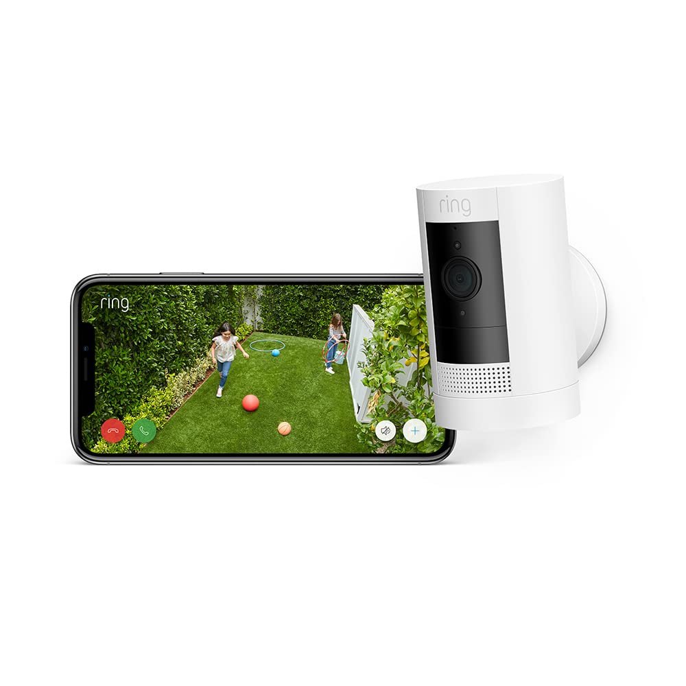 Ring Cámara exterior con batería (Stick Up Cam) | Cámara de vigilancia wifi para tu domicilio sin cables, con vídeo HD, comunicación bidireccional, instalación fácil | 30 días gratis de Ring Home - 2
