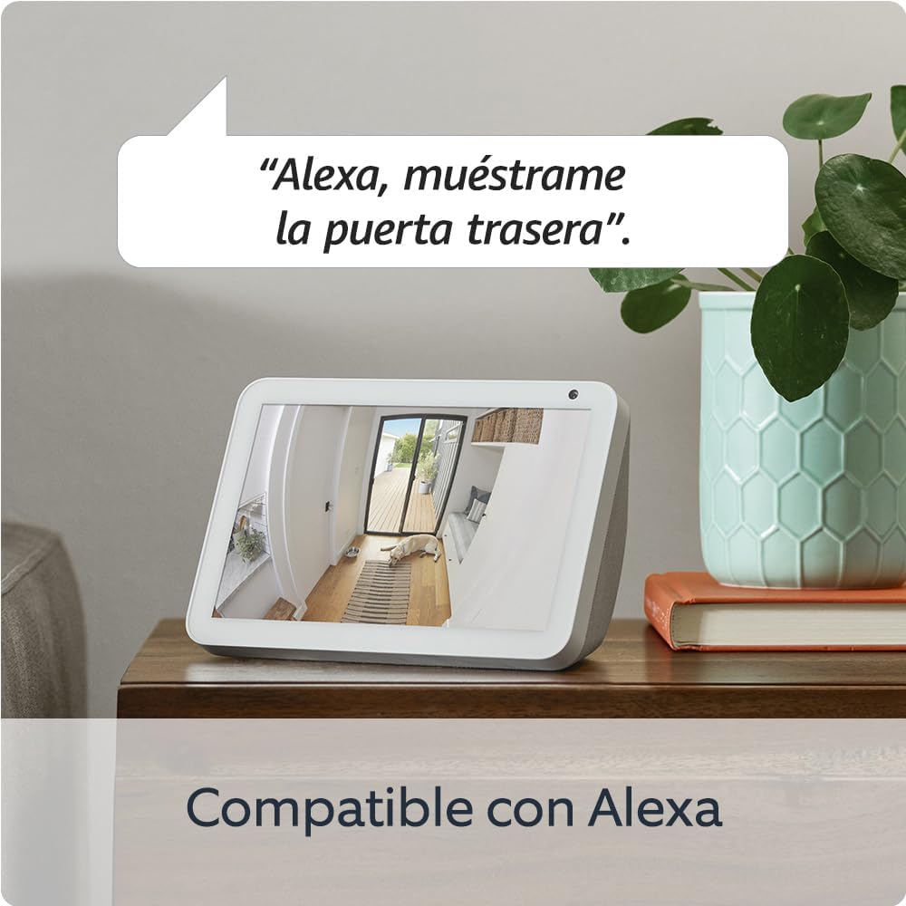 Ring Cámara interior (Indoor Camera 2.ª gen.) | Cámara de vigilancia wifi con enchufe para mascotas | Vídeo 1080p HD, comunicación bidireccional, cubierta de privacidad | 30 días gratis de Ring Home - 6