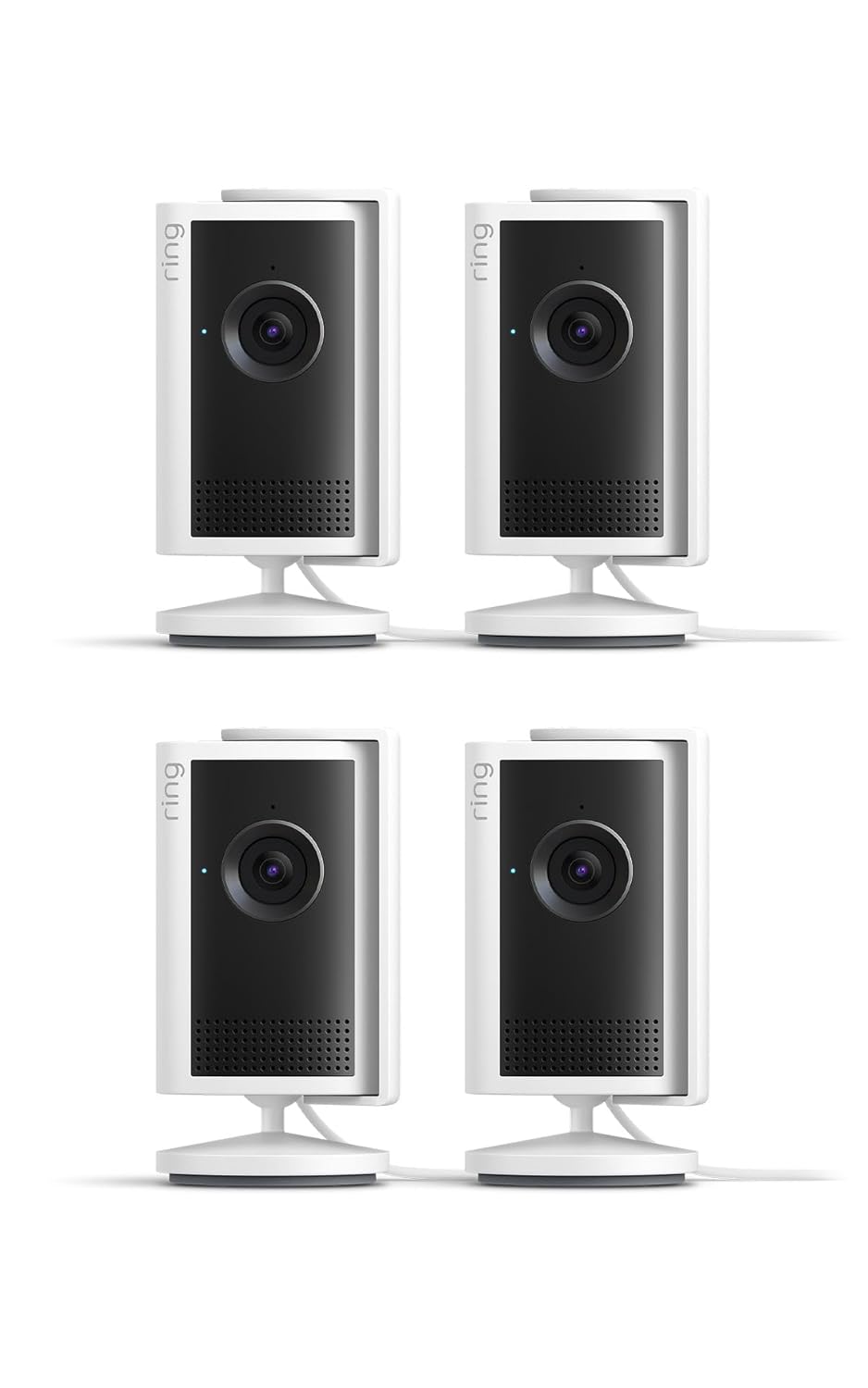 Ring Cámara interior Plus (Indoor Camera Plus, última generación) | Cámara de seguridad, enchufe | Retinal 2K, cubierta manual del objetivo | Prueba gratuita de 30 días del plan de suscripción Ring - 2