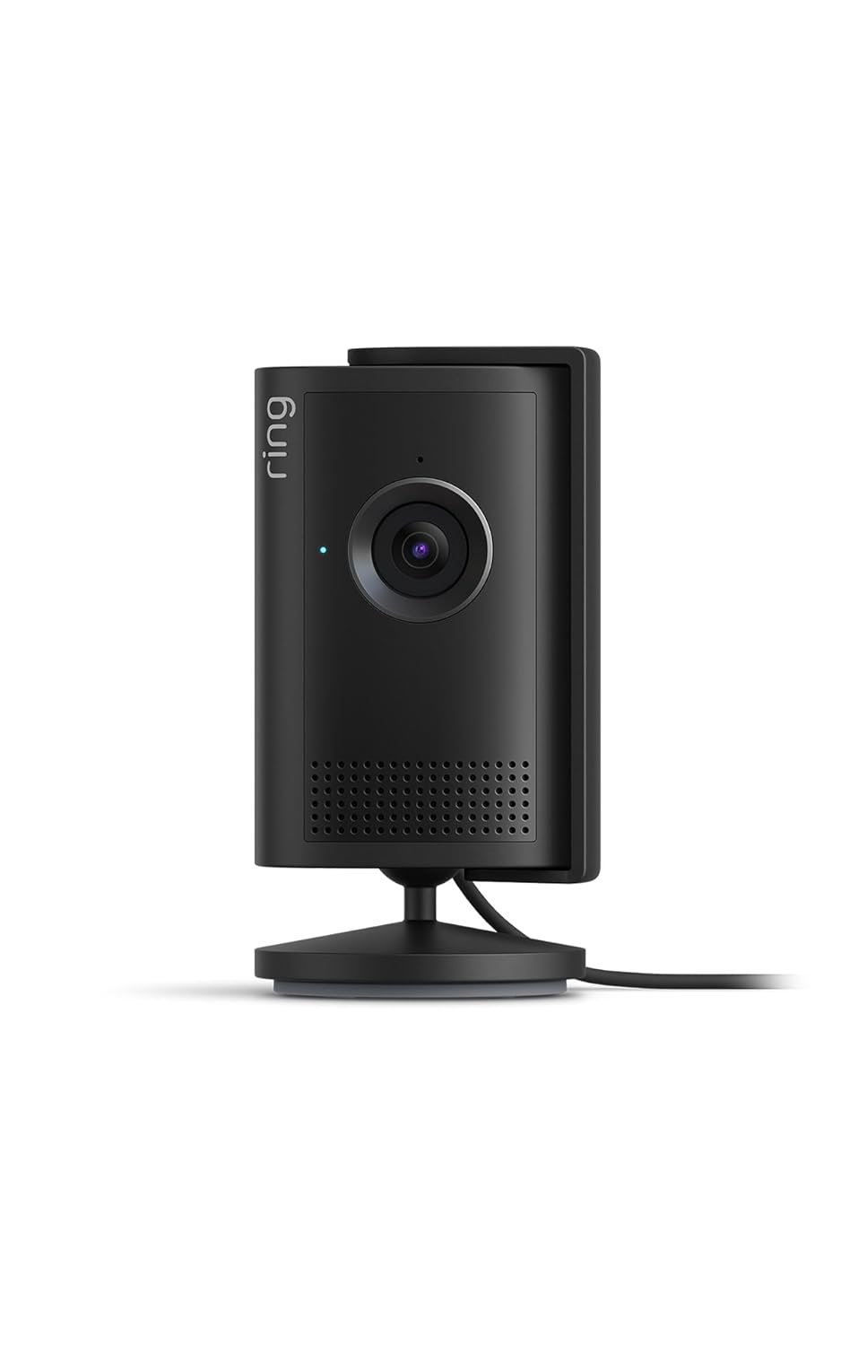Ring Cámara interior Plus (Indoor Camera Plus, última generación) | Cámara de seguridad, enchufe | Retinal 2K, cubierta manual del objetivo | Prueba gratuita de 30 días del plan de suscripción Ring - 2