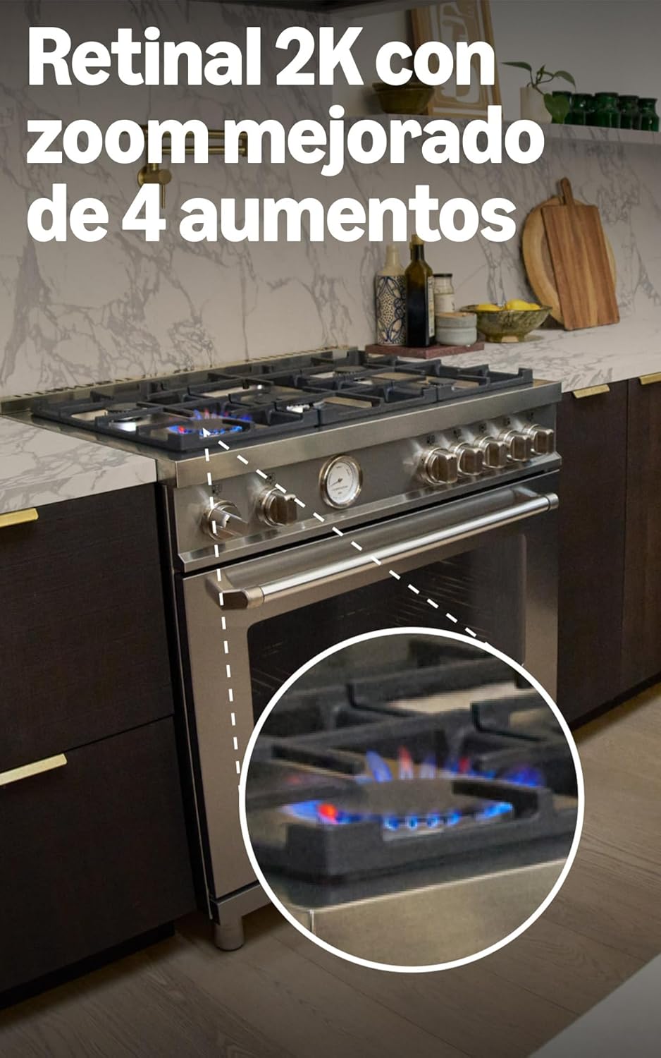 Ring Cámara interior Plus (Indoor Camera Plus, última generación) | Cámara de seguridad, enchufe | Retinal 2K, cubierta manual del objetivo | Prueba gratuita de 30 días del plan de suscripción Ring - 3