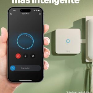 Ring Intercom Audio | Haz que tu interfono sea más inteligente | Transmisión de audio, llaves virtuales y acceso a distancia | Instalación por cuenta propia