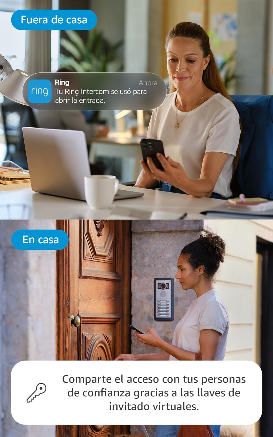 Ring Intercom Audio | Haz que tu interfono sea más inteligente | Transmisión de audio, llaves virtuales y acceso a distancia | Instalación por cuenta propia - 5