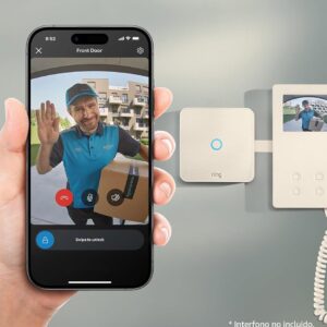Ring Intercom Video (versión 2025, última generación) | Haz que tu interfono sea más inteligente | Transmisión de vídeo, llaves virtuales y acceso a distancia | Instalación por cuenta propia
