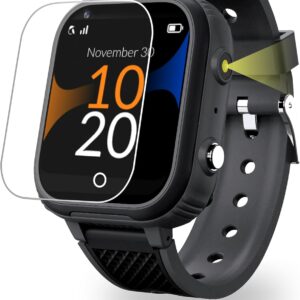 Robin Watch K1 – Reloj Teléfono 4G GPS para Niños | Llamadas Seguras, Chat, SOS, Modo Clase, Batería 2-3 Días, Linterna, Podómetro, App Familiar Robin, Sin Juegos ni Redes Sociales (Sin SIM, Negro)