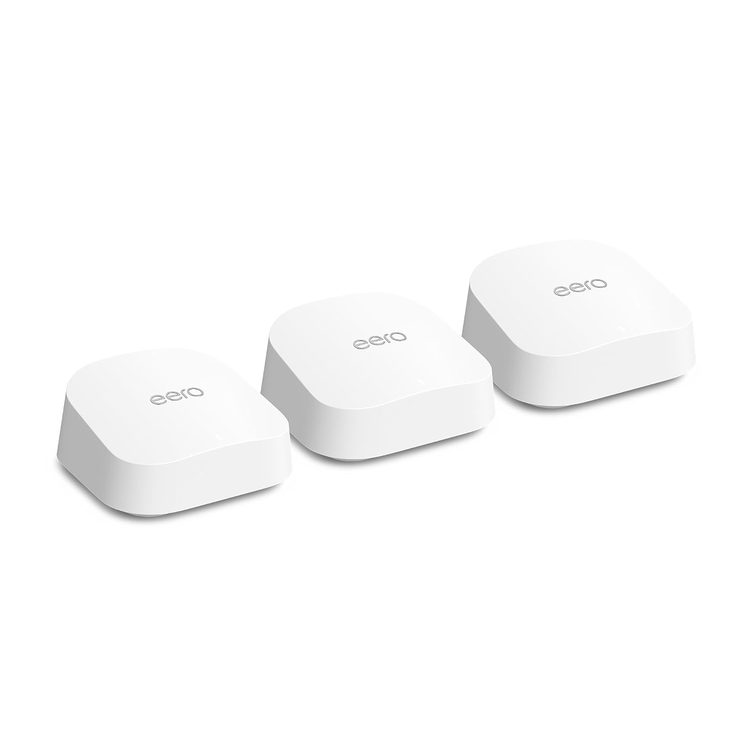 Router wifi de malla eero 7 de Amazon (último modelo): doble banda con Wi-Fi 7, compatible con velocidades de red de hasta 2,5 Gb/s y cobertura en hasta 560 m² (pack de 3) - 2