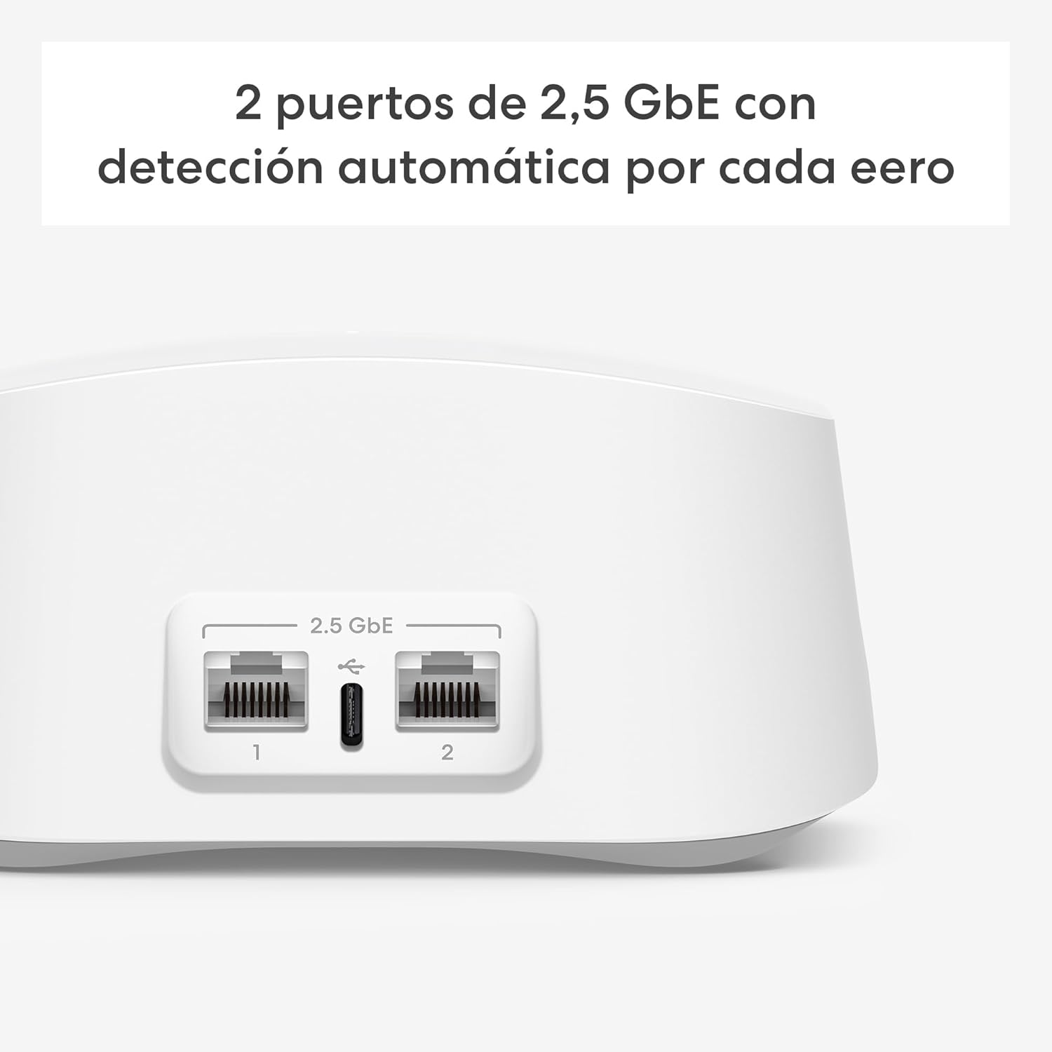 Router wifi de malla eero 7 de Amazon (último modelo): doble banda con Wi-Fi 7, compatible con velocidades de red de hasta 2,5 Gb/s y cobertura en hasta 560 m² (pack de 3) - 3