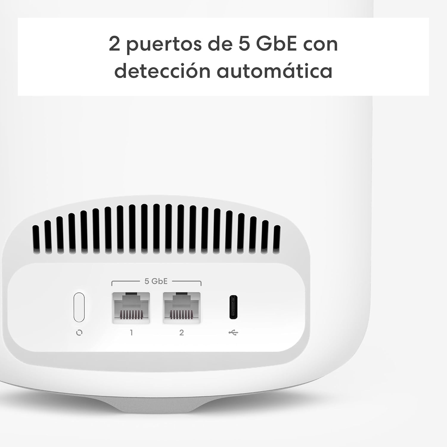 Router wifi de malla eero Pro 7 de Amazon (último modelo): tribanda con Wi-Fi 7, compatible con velocidades de red de hasta 5 Gb/s y cobertura de hasta 190 m² (1 unidad) - 3