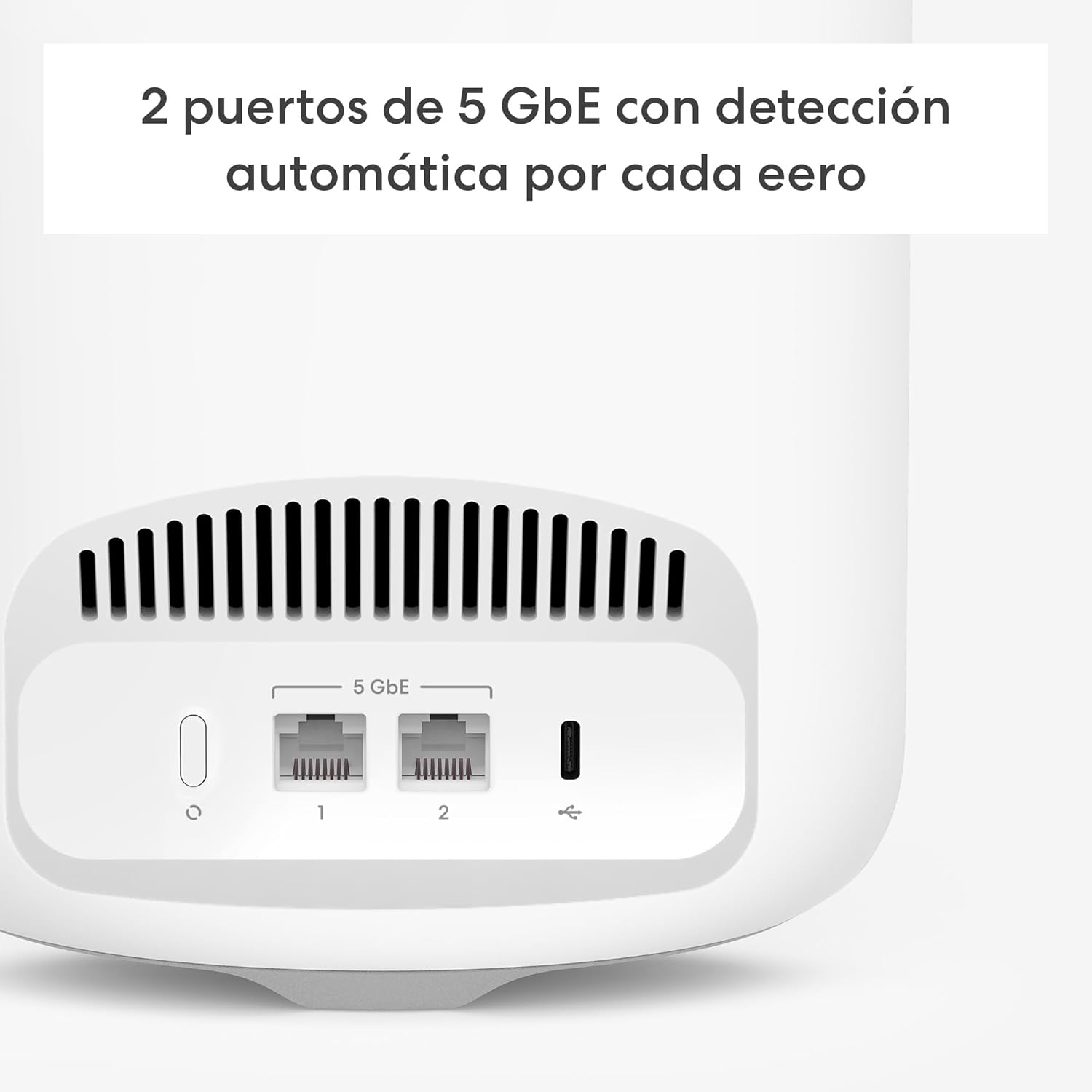 Router wifi de malla eero Pro 7 de Amazon (último modelo): tribanda con Wi-Fi 7, compatible con velocidades de red de hasta 5 Gb/s y cobertura de hasta 560 m² (pack de 3) - 3