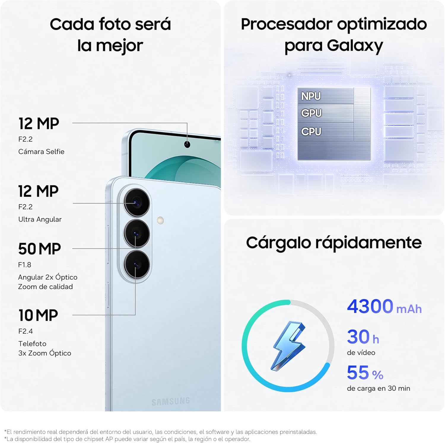Samsung Galaxy S26, 512GB, Teléfono Móvil con Galaxy AI, Cámara 50MP, 12GB RAM, Batería 4300mAh, Garantía del Fabricante 3 Años + 1 Año Extra, Color Blanco (Versión Española) - 4