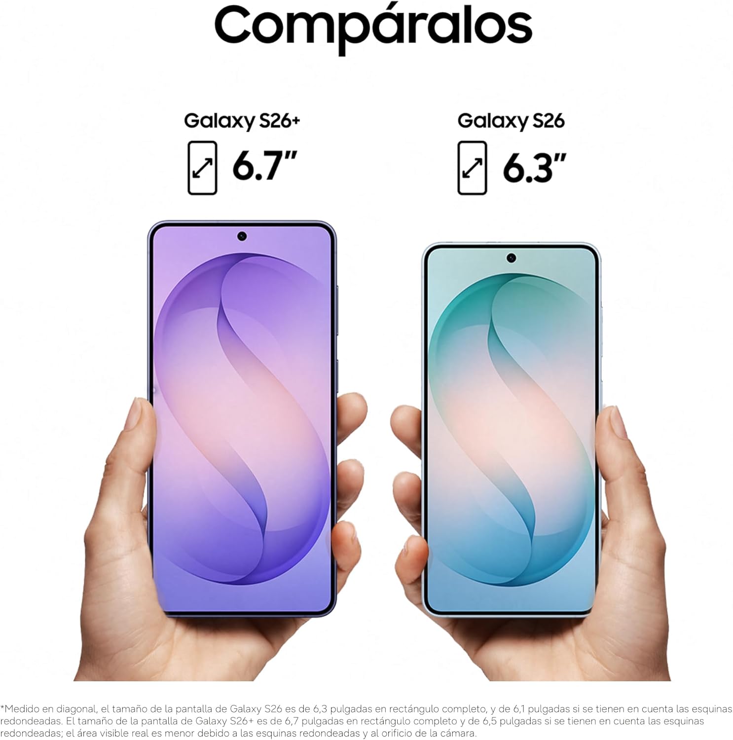 Samsung Galaxy S26, 512GB, Teléfono Móvil con Galaxy AI, Cámara 50MP, 12GB RAM, Batería 4300mAh, Garantía del Fabricante 3 Años + 1 Año Extra, Color Blanco (Versión Española) - 6