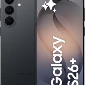 Samsung Galaxy S26+ 512GB, Teléfono Móvil con Galaxy AI, Cámara 50MP, 12GB RAM, Batería 4900mAh, Garantía del Fabricante 3 Años + 1 Año Extra, Color Negro (Versión Española)