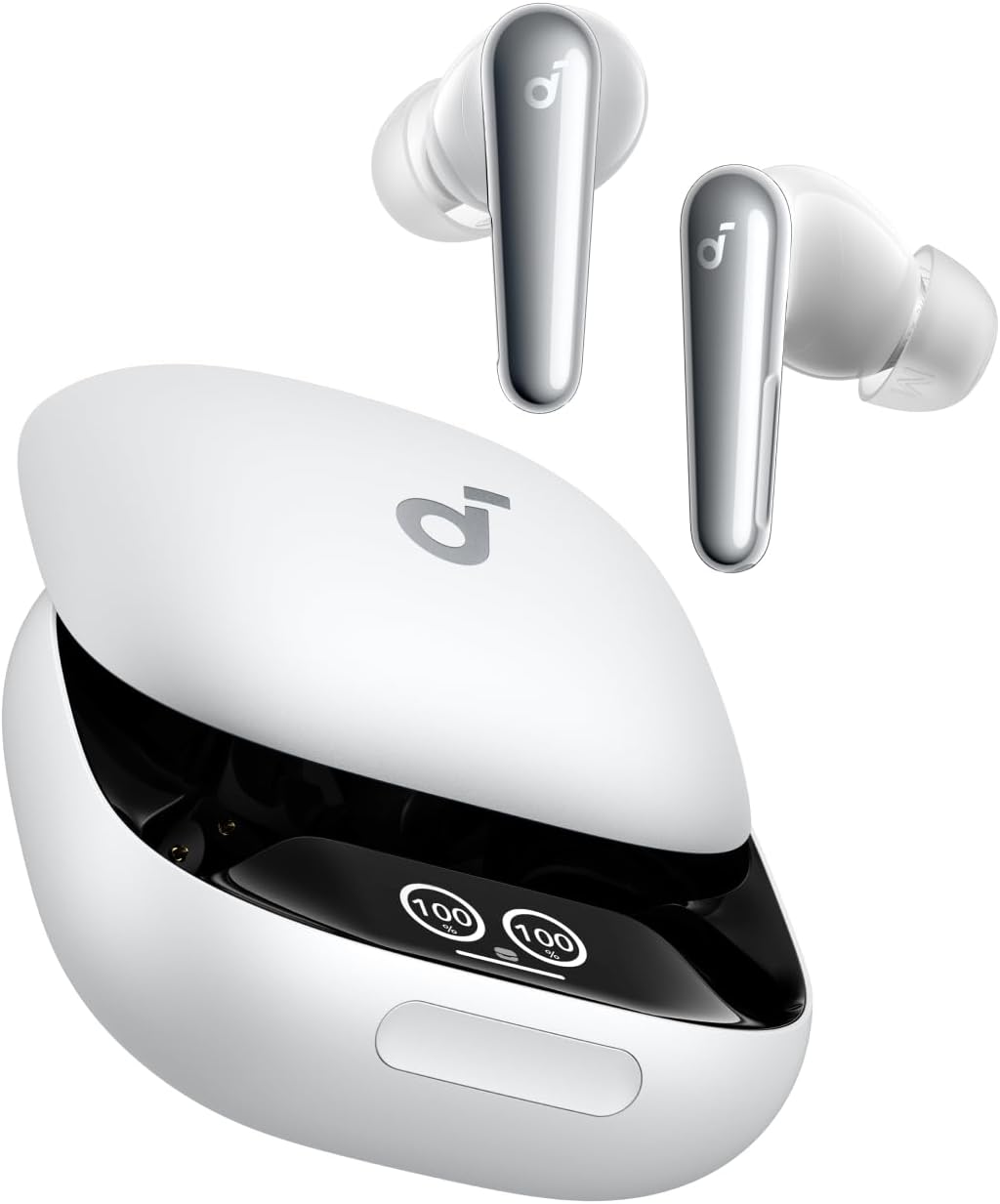 Soundcore Liberty 4 Pro de Anker, Auriculares Inalámbricos con Cancelación de Ruido Adaptativa en Tiempo Real, 7 Sensores, Música Hi-Fi Estudio, Llamadas Nítidas con 6 Micrófonos e IA - 1