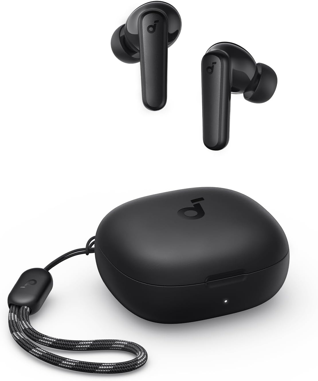 Soundcore P20i Auriculares inalámbricos Bluetooth by Anker, diafragmas de 10mm con Big Bass, Auriculares Bluetooth 5.3, Reproducción 30H, IPX5, 2 micros para Llamadas nítidas con IA, EQ Personalizado - 1