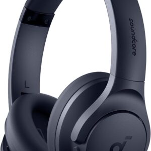 Soundcore Q20i Cascos Inalámbricos Bluetooth con Cancelación de Ruido Activa Híbrida by Anker, Reproducción ANC 40 Horas, Hi-Res Audio, Personalización vía App, Modo Transparencia, Graves Profundos
