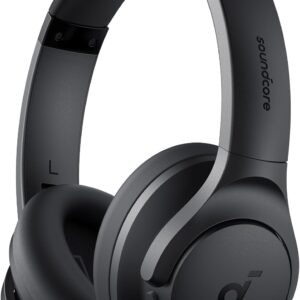 Soundcore Q20i Cascos Inalámbricos Bluetooth con Cancelación de Ruido Activa Híbrida by Anker, Reproducción ANC 40 Horas, Hi-Res Audio, Personalización vía App, Modo Transparencia, Graves Profundos