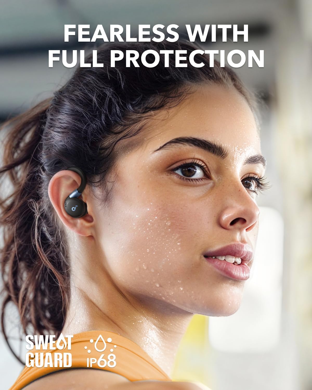 Soundcore Sport X20 Auriculares inalámbricos Deportivos cancelación de Ruido, Ganchos giratorios y Extensibles, Graves Profundos, Impermeables IP68, Resistentes al Sudor y al Polvo,Larga reproducción - 6