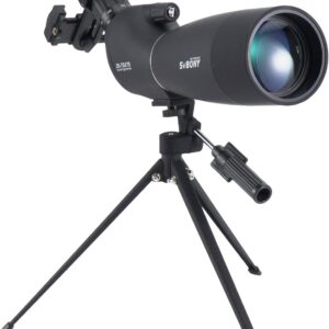 Svbony SV28 - Vista Larga, 25-75x70 con trípode, HD BAK4 Prisma FMC Lens Longue-View con Adaptador telefónico para Tiro al Objetivo, Tiro con Arco, observación de Aves, Luna