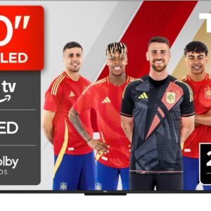 TCL 50T6C, 50" QLED 4K HDR TV, Fire TV (Smart TV with Dolby Vision & Atmos, HDR10+, Press & Ask Alexa) [Clase de eficiencia energética F]