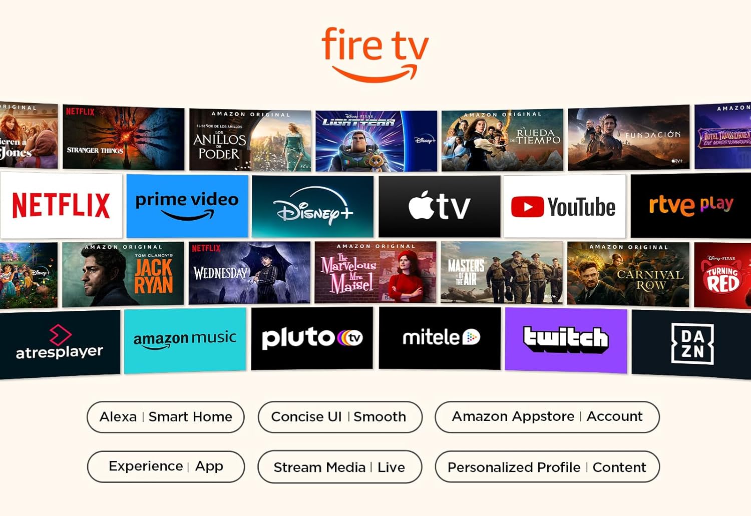 TCL 65PF650, 65" 4K UHD Smart TV, Fire TV (Dolby Vision, Dolby Atmos, DTS, HDR 10, Alexa Integrado, Airplay2, Miracast) - 6