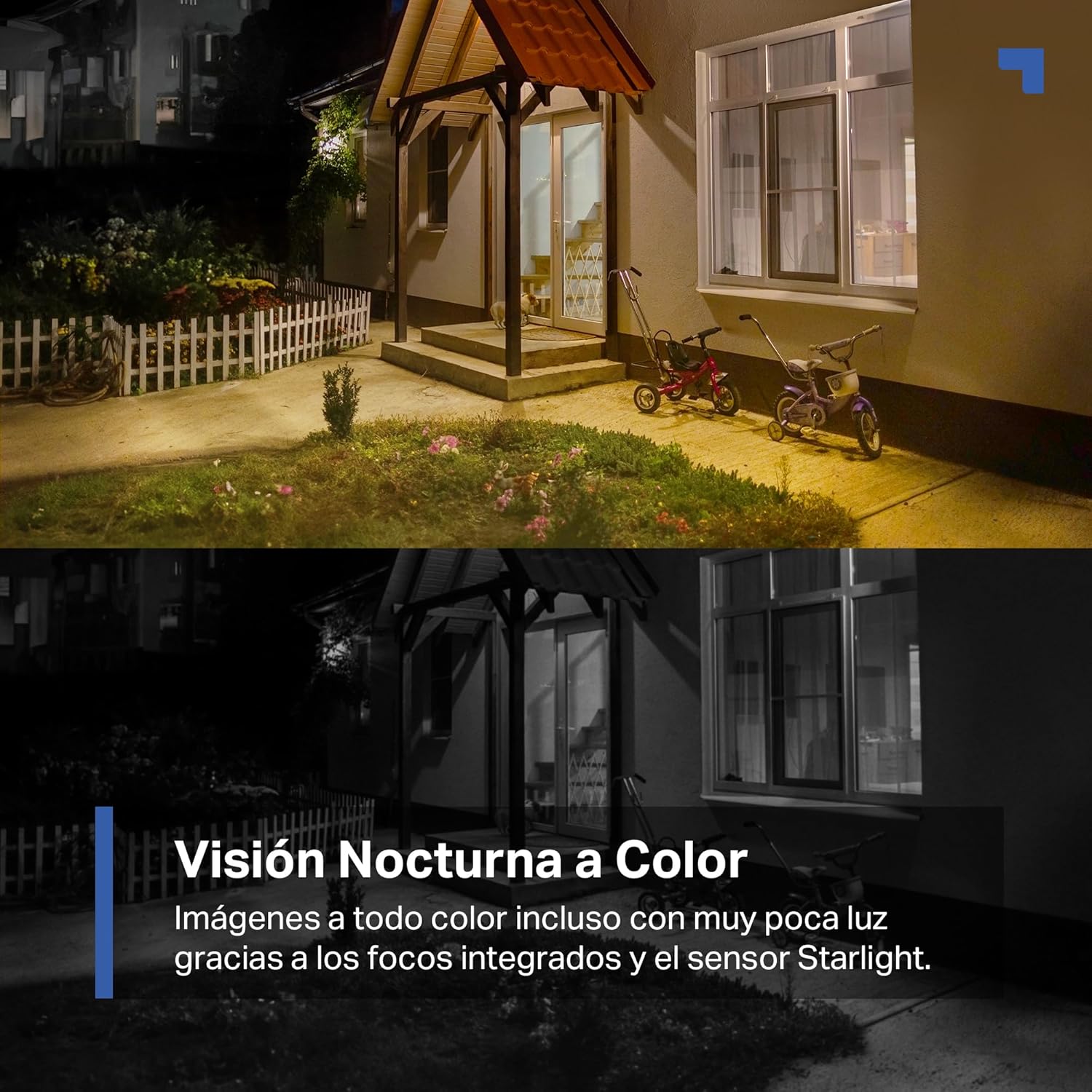 Tapo C410 (paquete de 2), visión nocturna a color 2K 3MP, recargable, panel solar, IP65, almacenamiento local/en la nube, ángulo de 110°, alarma iluminada y sonora, cámara de seguridad - 5