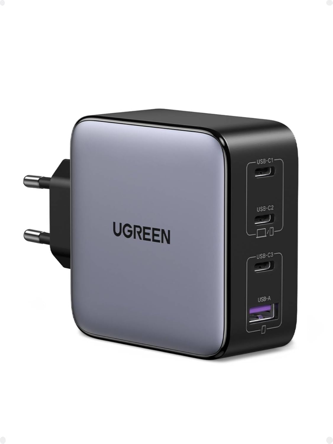 UGREEN Nexode Cargador USB C 100 W, Carga Rápida Multidispositivo con 4 Puertos, Compatible con Samsung Galaxy S25/S24/S23,iPhone 17 Pro MAX Air/16/15/14/13, MacBook Pro/Air, iPad y Steam Deck - 1