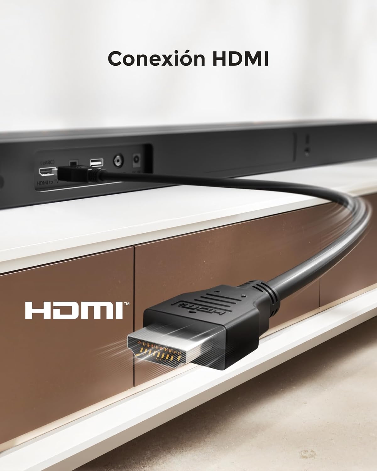 ULTIMEA 5.1.2ch Barra de Sonido con Dolby Atmos, Altavoces Superiores Up-Firing, Subwoofer Inalámbrico y 2 Traseros, 460W, HDMI eARC, BT 5.4, Sistema de Cine en Casa Skywave F40 Boom - 3