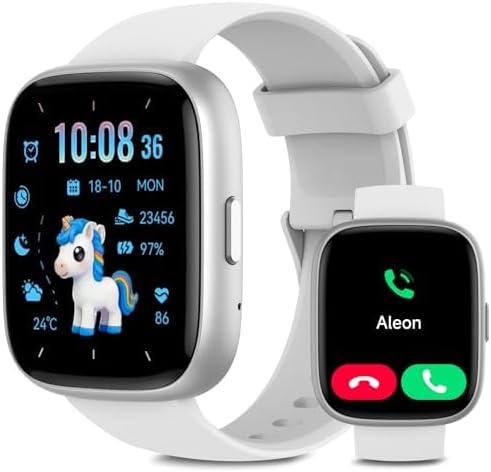 VRPEFIT Smart Watch for Women Men, Whatsapp Notifications, 1.83" HD Touchscreen with Bluetooth Calling, Heart Rate, Blood Oxygen, Sleep Monitor, 100+ Sports Modes, IP68 Waterproof for Android iOS - 1