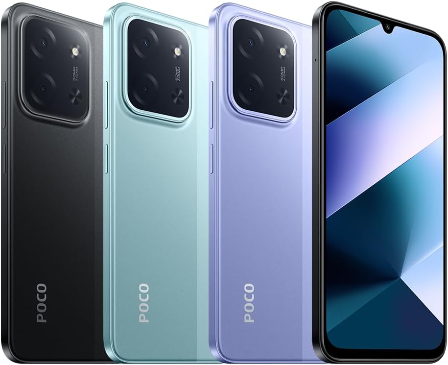 XIAOMI POCO C85 - Smartphone de 6+128GB, Cámara Dual de 50MP con AI, Pantalla inmersiva de 6,9”, Potente procesador Octa-Core, Carga rápida de 33W, 6000mAh, Cargador no Incluido, Morado (Versión ES) - 2