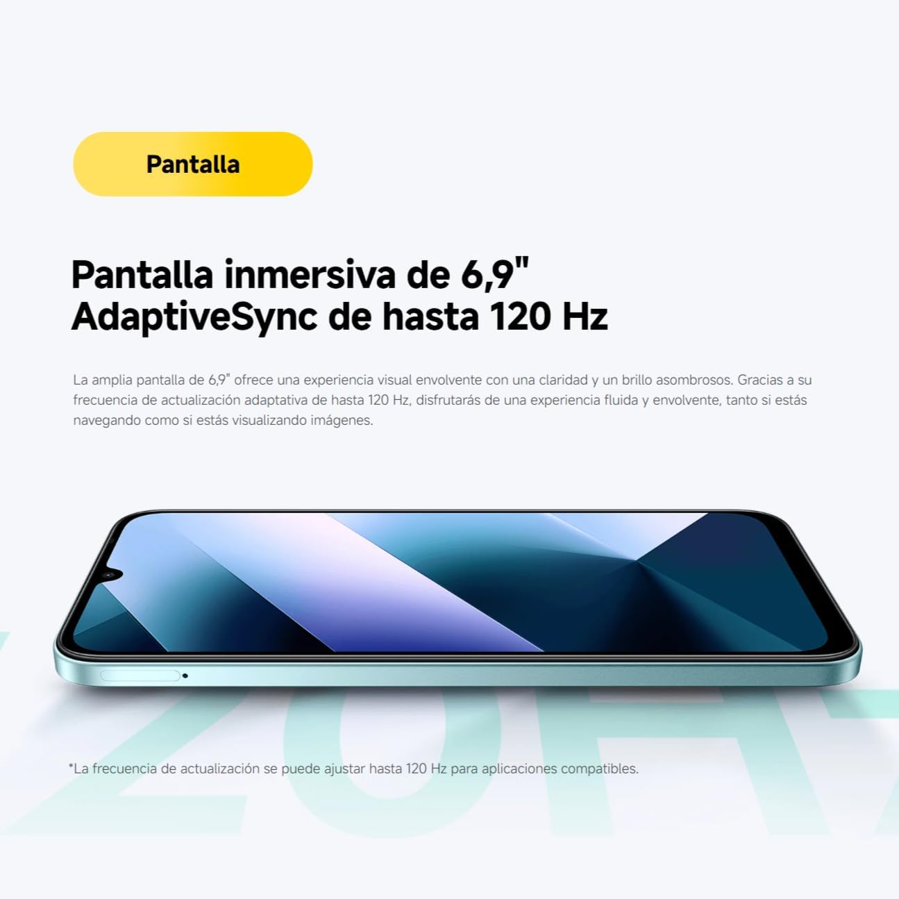XIAOMI POCO C85 - Smartphone de 8+256GB, Cámara Dual de 50MP con AI, Pantalla inmersiva de 6,9”, Potente procesador Octa-Core, Carga rápida de 33W, 6000mAh, Cargador no Incluido, Morado (Versión ES) - 6