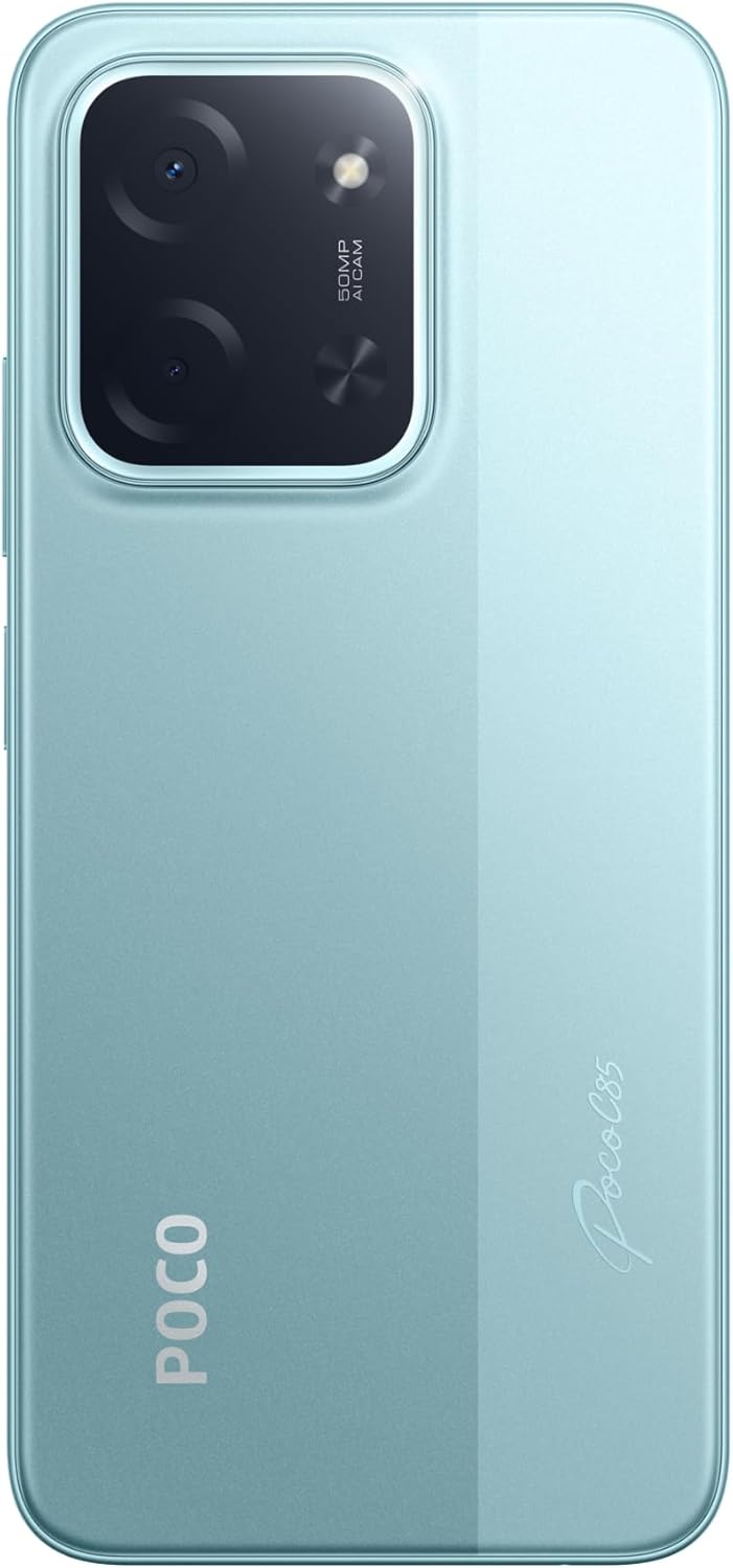 XIAOMI POCO C85 - Smartphone de 8+256GB, Cámara Dual de 50MP con AI, Pantalla inmersiva de 6,9”, Potente procesador Octa-Core, Carga rápida de 33W, 6000mAh, Cargador no Incluido, Verde (Versión ES) - 4
