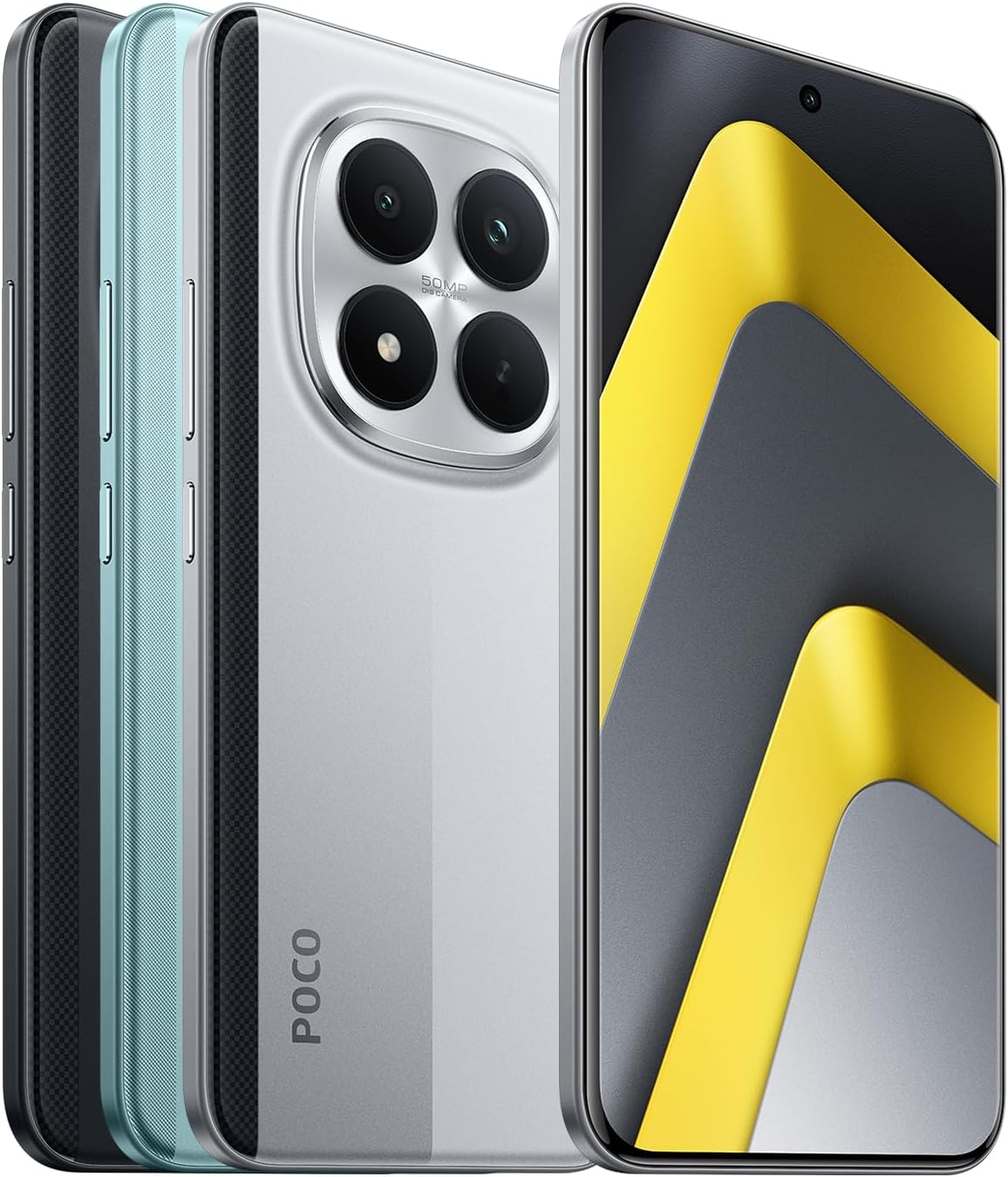 XIAOMI POCO M8 Pro 5G - Smartphone de 12+512GB, Pantalla de 6,83" 1.5K AMOLED, Snapdragon 7s Gen 4, cámara de 50MP, Hypercharge 100W, Cargador no Incluido, Plata (Versión ES) - 5