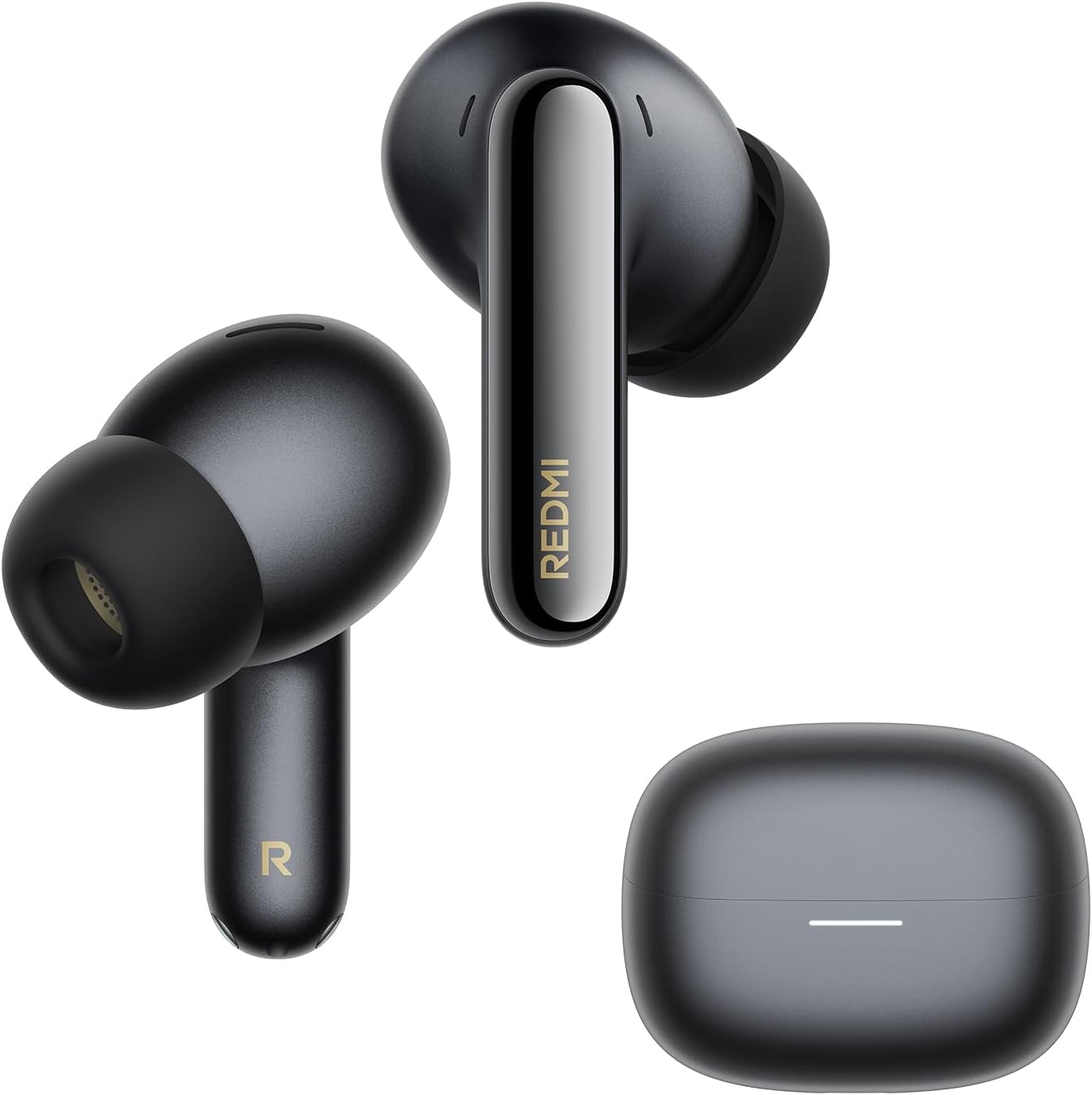 XIAOMI Redmi Buds 8 Pro, True Wireless Bluetooth, cancelación Activa de Ruido de hasta 55 dB, Triple Driver, Sonido Hi-Res Hi-Fi, Dolby Audio, hasta 33h de autonomía, Bluetooth 5.4, IP54, Negro - 1