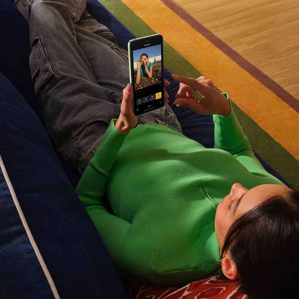 XIAOMI Redmi Note 14 - Smartphone de 6+128GB, Pantalla de 6.67" AMOLED FHD+ 120Hz, MediaTek Helio G99-Ultra, cámara de 108MP, TurboCharge 33W, 5500 mAh, Cargador no Incluido, Verde (Versión ES) - 5