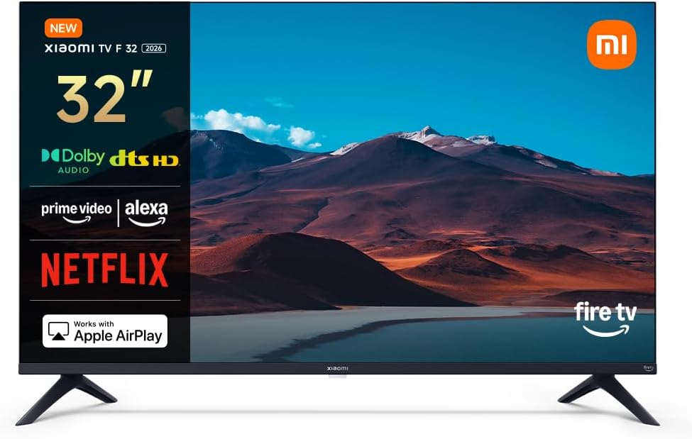 XIAOMI TV F 32, 32 Pulgadas (81 cm), HD, Smart TV, Fire OS7, Control por Voz Alexa, Dolby Audio™, DTS Virtual:X, DTS-HD, Compatible con Apple AirPlay - 1